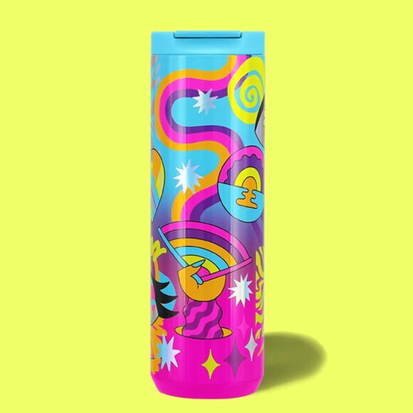 Starbucks Other - Starbucks and Tim Singleton Pride 2023 psychedelic coffee thermos, NEW